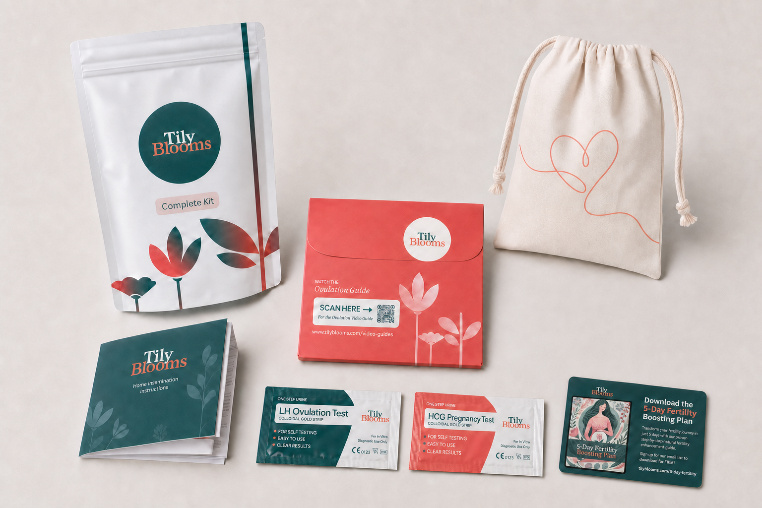 Tily Blooms product components